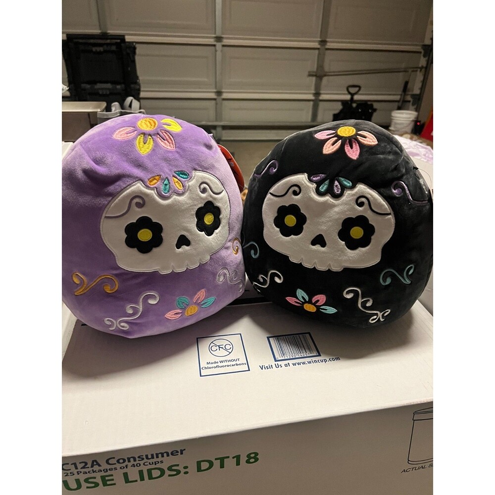 Day of the Dead Sugar Skull Squishmallows Delfina Daria Halloween Stuffed Toy